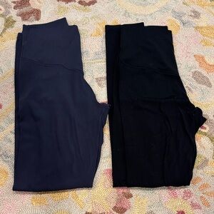 Aerie Navy and Black Leggings